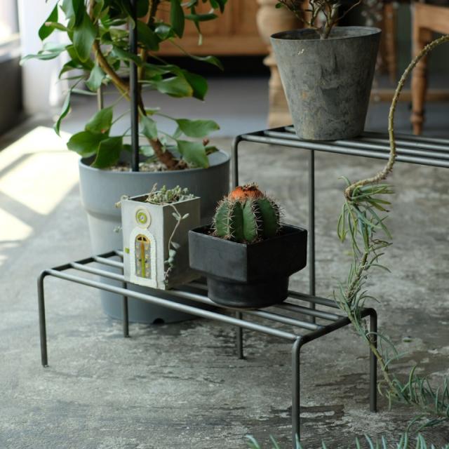 スチールラック・メタルラック KNOP Plant Stands S.M.L Set ノッププラントスタンド ワイド S M L 3点セット KNOP プランター