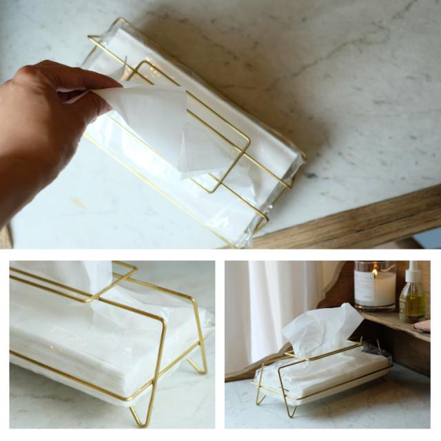 ティッシュボックス ゴールド 真鍮 アンティーク フレンチ 87150TB-GD ティッシュボックス ゴールド 真鍮 アンティーク フレンチ