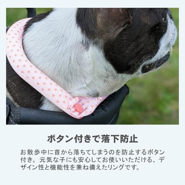 正規販売店】2026モデル SUO クールリング for dogs ボタン付き 28
