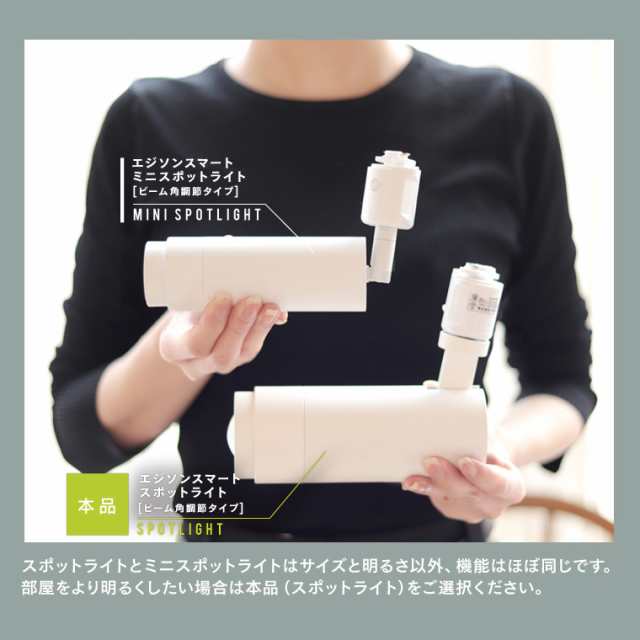 2個セット】エジソンスマートスポットライトビーム角調節タイプ