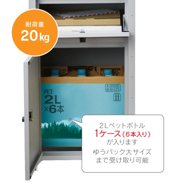 宅配ボックス 一戸建て用 宅配BOX付ポスト U.S. セトクラフト ポスト 一体型 大型 大容量 おしゃれ かわいい 置き配ボックス 郵便受け ダイヤル式 キーロック式 印鑑ホルダー 盗難防止 アメリカン レトロ 海外 インダストリアル ヴィンテージ かっこいい_4