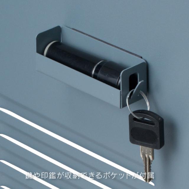 ポスト 宅配ボックス セトクラフト 宅配BOX付ポスト ロッカー 置き配ボックス 置き型 スタンド 郵便受け 一体型 一戸建て用 おしゃれ レトロ ヴィンテージ かっこいい かわいい 鍵付き 盗難防止 屋外 スリム シンプル 簡単_9