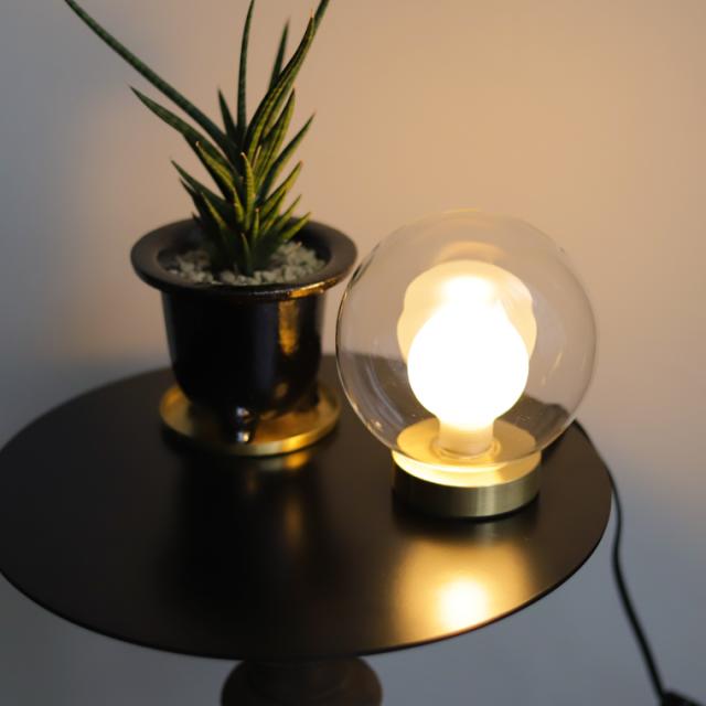 Ballm dome lamp / バルムドームランプ テーブルランプ 卓上ライト ガラス 乳白色 間接照明 LED 口金G9 間接照明 ナイトライト ボールライト 形 インテリア照明 おしゃれ コンセント式 授乳ライト 常夜灯 北欧 日本製_12