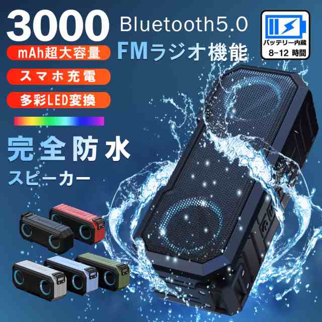 スピーカー Bluetooth 高音質 防水 小型 重低音 車 大音量 耐衝撃 高品質 おしゃれの通販はau Pay マーケット アロバスshop