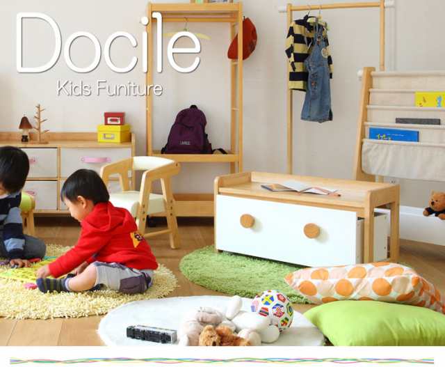 Docile ドーチレ キッズハンガーシェルフ 子供部屋 ナチュラル シンプル 収納 洋服掛け 子供部屋 収納家具 可愛い キャスター付き の通販はau Pay マーケット Natural Life