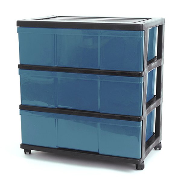 収納ボックス 収納ケース 衣類 押入れ 引き出し ワイド チェスト プラスチック 3段 幅60cm おしゃれ ブラック ネイビー 新着 送料無料の通販はau Pay マーケット プラスチック収納用品専門店mj