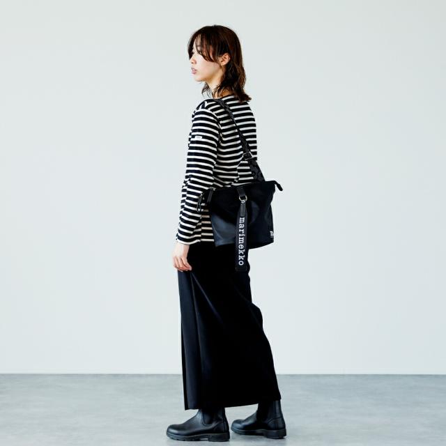 【正規品】マリメッコ Carry All Solid ショルダーバッグ ブラック バッグ 旅行 トラベル 定番 ユニセックス ギフト【marimekko】 ts1031_4