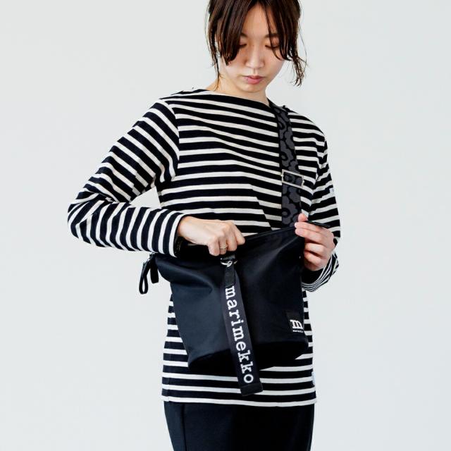 【正規品】マリメッコ Carry All Solid ショルダーバッグ ブラック バッグ 旅行 トラベル 定番 ユニセックス ギフト【marimekko】 ts1031_5
