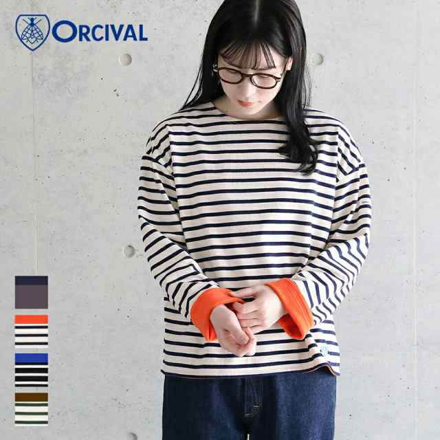 【2024秋冬】オーシバル / オーチバル ORCIVAL 裏フリース ボートネックプルオーバー #OR-C0274BDJ レディース カットソー トップス ボ