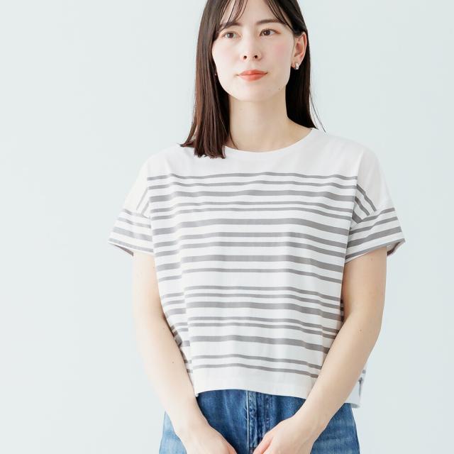 【2026春夏】オーシバル / オーチバル ORCIVAL 40/2 JERSEY 半袖ワイドカットソー #OR-C0335LOB 半袖 カットソー レディース ワイド プルオーバー コットン 綿 2026SS_1