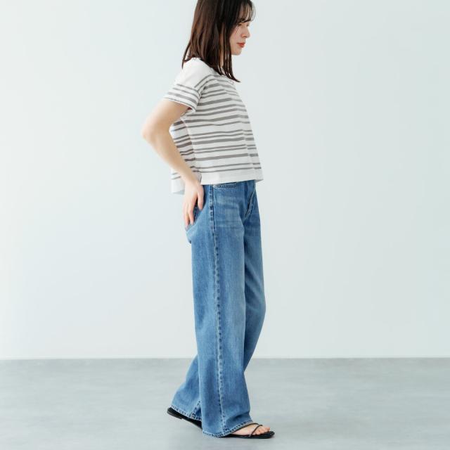 【2026春夏】オーシバル / オーチバル ORCIVAL 40/2 JERSEY 半袖ワイドカットソー #OR-C0335LOB 半袖 カットソー レディース ワイド プルオーバー コットン 綿 2026SS_4