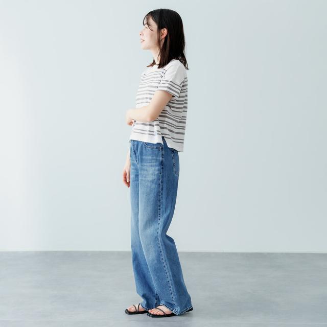【2026春夏】オーシバル / オーチバル ORCIVAL 40/2 JERSEY 半袖ワイドカットソー #OR-C0335LOB 半袖 カットソー レディース ワイド プルオーバー コットン 綿 2026SS_3