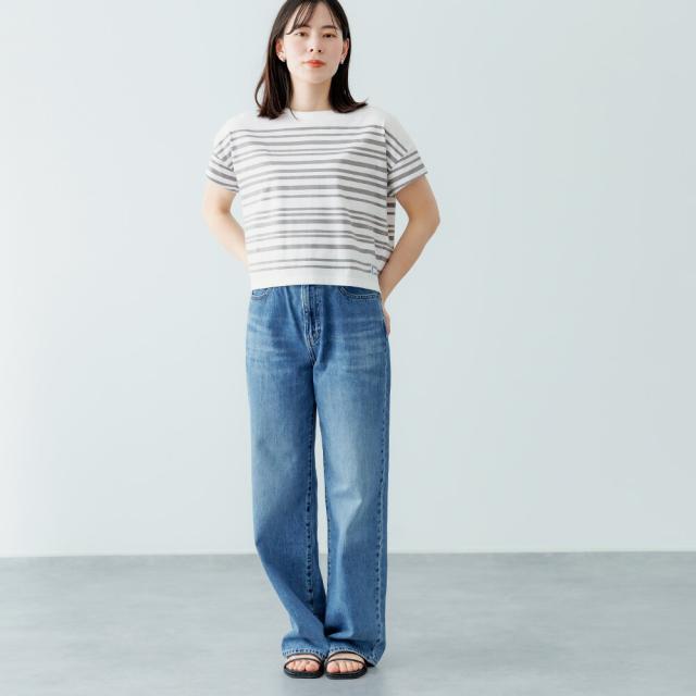 【2026春夏】オーシバル / オーチバル ORCIVAL 40/2 JERSEY 半袖ワイドカットソー #OR-C0335LOB 半袖 カットソー レディース ワイド プルオーバー コットン 綿 2026SS_2