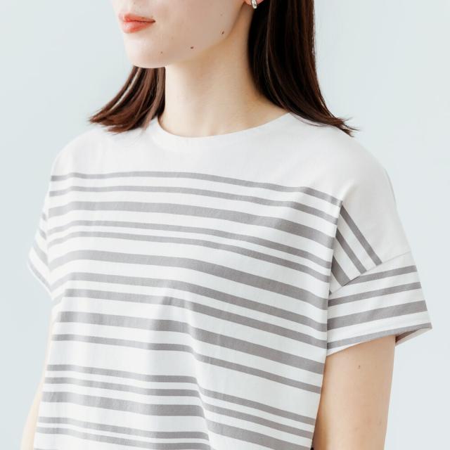 【2026春夏】オーシバル / オーチバル ORCIVAL 40/2 JERSEY 半袖ワイドカットソー #OR-C0335LOB 半袖 カットソー レディース ワイド プルオーバー コットン 綿 2026SS_6
