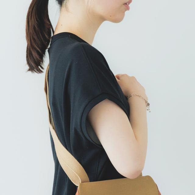 【春夏】 ジムフレックス Gymphlex クルーネックスリーブレス ドレス ワンピース #GY-C0325FLK レディース フレンチスリーブシャツワンピース マキシ丈 SS ts1031