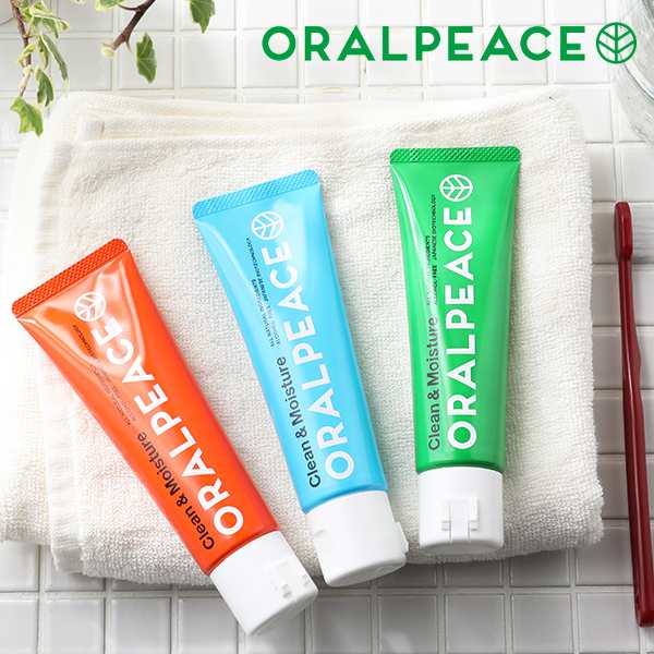 オーラルピース クリーン モイスチュア 歯磨き 口腔ケアジェル 80g オリジナル オレンジ ミント Oralpeace ハミガキ 歯磨き粉 歯磨の通販はau Pay マーケット サンテラボ