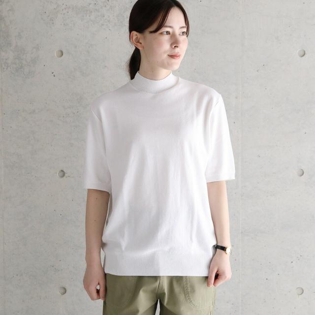 GICIPI CALAMARO モックネック ニットソー 半袖 コットンニット 楽天市場】【8％OFFクーポン対象】GICIPI（ジチピ） カラマーロ