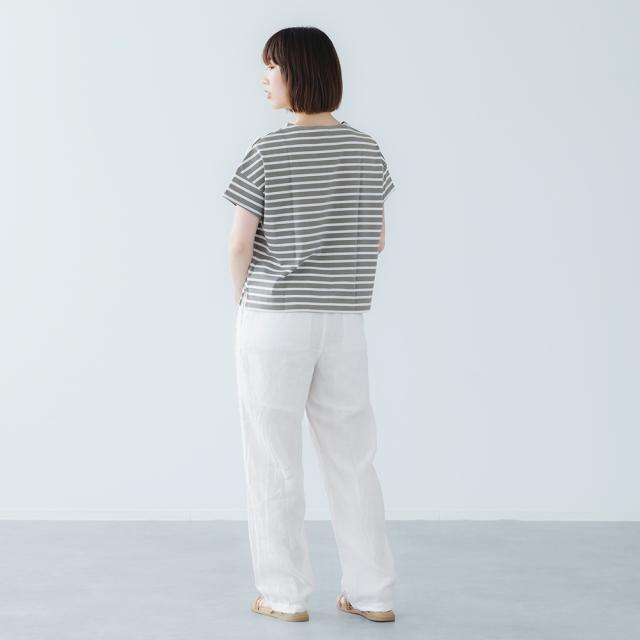 【2026春夏】TICCA ティッカ リネンカーゴパンツ TBFS-406 日本製 ボトム 麻 カーゴ ズボン 涼しい ゴム イージーパンツ 2026SS ts1031_5