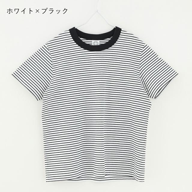 【2026春夏】オーシバル / オーチバル クルーネックショートスリーブプルオーバー ORCIVAL OR-C0415CCF 旧C0337CCF ボーダー カットソー コットン ポリウレタン Tシャツ シャツ 半袖 2026SS_12