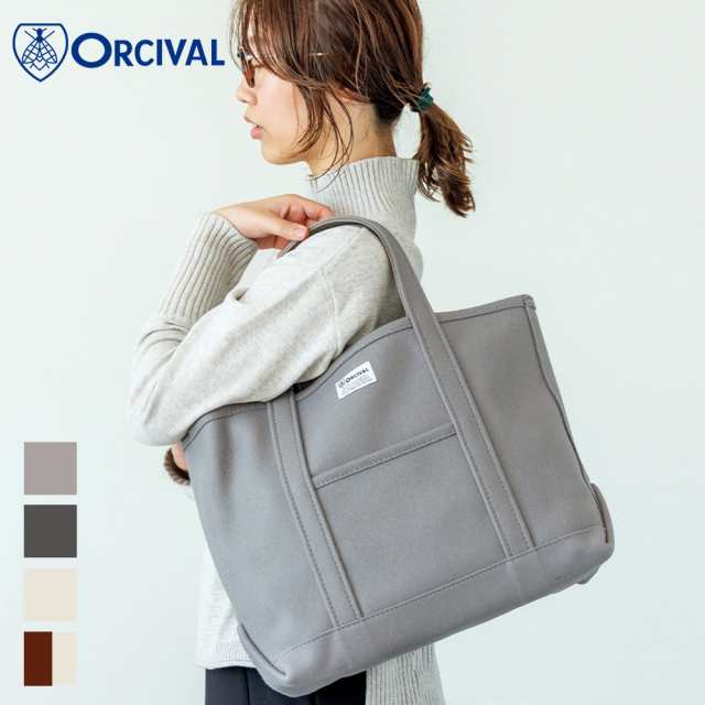 【最大3オフクーポン！】【2024秋冬】オーシバル ORCIVAL ヘビーメルトン トートバッグ（大きいサイズ） #OR-H0240 HML ウール 毛