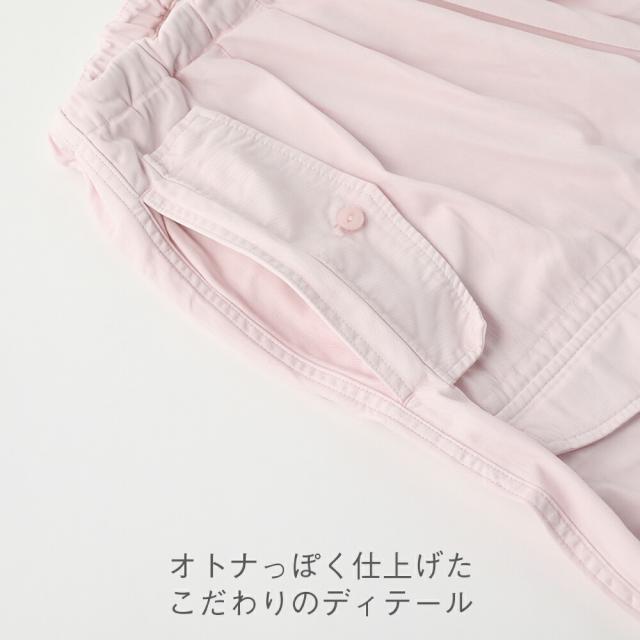 【秋冬】TICCA ティッカ カーゴパンツ TBEA-161 日本製 ボトム コットン 綿 カジュアル カーゴ ズボン ゴム イージーパンツ 上品 大人 おしゃれ AW_9