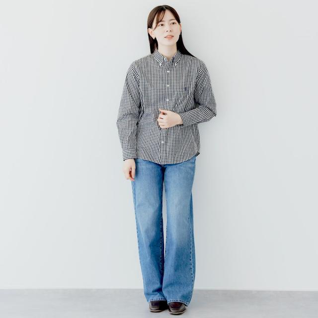 【2025秋冬】ジムフレックス Gymphlex 長袖シャツ 100/2 ギンガム #GY-B0197MGG MGS ボダンダウンシャツ チェック 長袖 ギンガムチェック レディース コットン 綿 2025AW ts1031 2025秋冬】ジムフレックス Gymphlex 長袖シャツ 100/2 ギンガム #GY