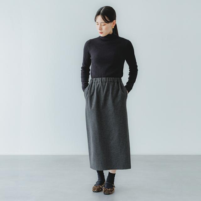 TRAVAIL MANUEL トラバイユマニュアル ミラノリブロングタイトSK 5098 トラヴァイユマニュアル スコート