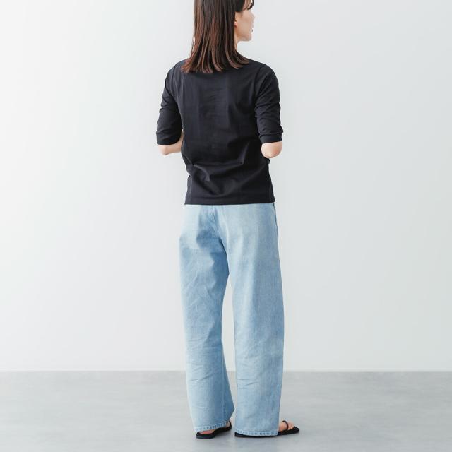 【2026春夏】オーシバル オーチバル ORCIVAL ボートネック ハーフスリーブ #OR-C0136BFJ 40/2 JERSEY HALF SLEEVE 5分袖 半袖 カットソー ストライプ 無地 Tシャツ シャツ 2026SS_4