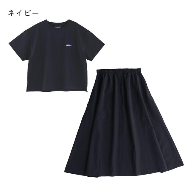 【2026春夏】THOUSAND MILE（サウザンドマイル）ショートスリーブ Tシャツ＆スカート セット UV 撥水 速乾 セットアップ フレアスカート ナップサック フェス トラベルセット 旅行 アウトドア 2026SS_15