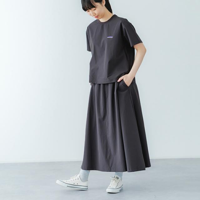 【2026春夏】THOUSAND MILE（サウザンドマイル）ショートスリーブ Tシャツ＆スカート セット UV 撥水 速乾 セットアップ フレアスカート ナップサック フェス トラベルセット 旅行 アウトドア 2026SS_3