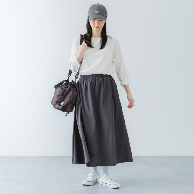 【2026春夏】THOUSAND MILE（サウザンドマイル）ショートスリーブ Tシャツ＆スカート セット UV 撥水 速乾 セットアップ フレアスカート ナップサック フェス トラベルセット 旅行 アウトドア 2026SS_4