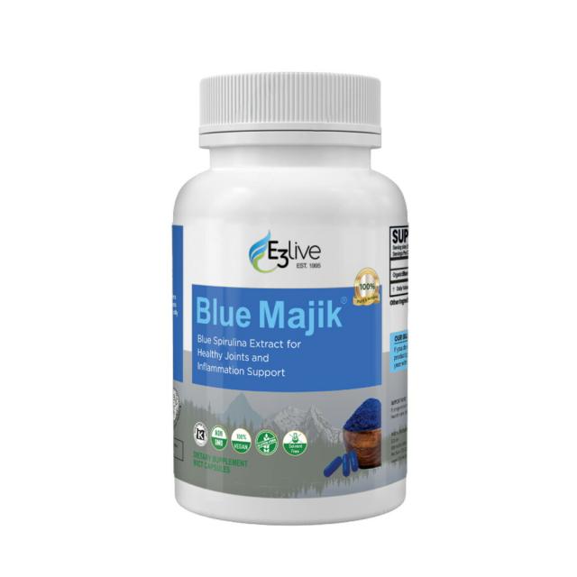 E3Live Blue Majik カプセル 45g 90カプセル フィコシアニン サプリメント イースリーライブ サプリ ブルーグリーンアルジー カプセル 健康食品 健康 健康維持 栄養 美容 日差し 生活習慣 ボディメンテナンス USDA認証 ts1031_9
