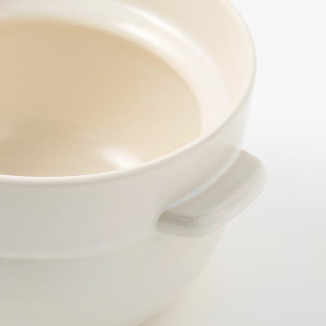 かもしか道具店 ごはんの鍋 白 黒 3合 土鍋 三合炊き 直火 レンジ 炊飯 家族 一人用 二人用 日本製 萬古焼 キッチン ギフト プレゼント お祝い 結婚祝い 贈り物_5