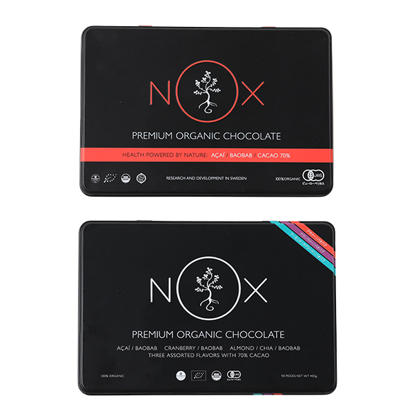 NOX ORGANICS プレミアムオーガニックチョコレート 90粒入り | カカオ