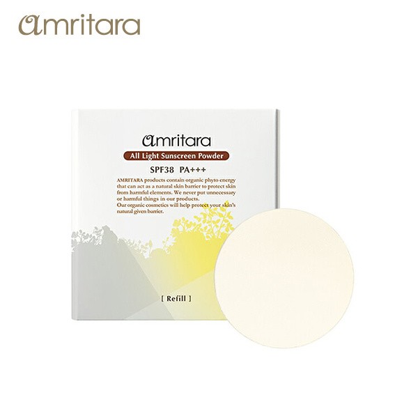 アムリターラ Amritara オールライトサンスクリーンパウダーspf38pa リフィル 詰め替え用 10g パウダー 日焼け止め フェイスパウダの通販はau Pay マーケット サンテラボ