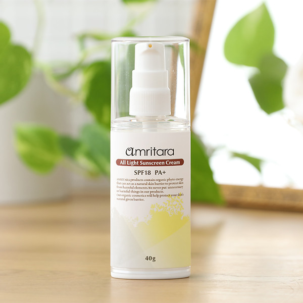 アムリターラ Amritara オールライトサンスクリーンクリーム Spf18 Pa 40g クリーム スキンケア スキンクリーム オーガニック化粧品 の通販はau Pay マーケット サンテラボ