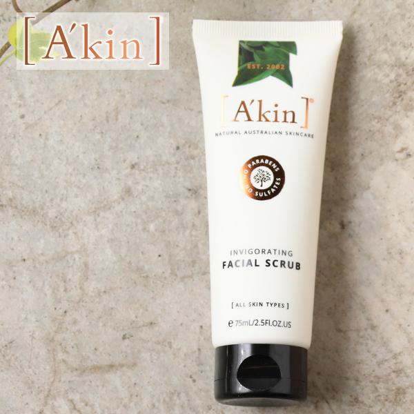 A Kin エイキン インヴィガレイティング フェイススクラブ 75ml 毛穴 角質ケア 角質除去 洗顔 顔 毛穴汚れ スクラブ 肌荒れ ゆらぎ肌の通販はau Pay マーケット サンテラボ