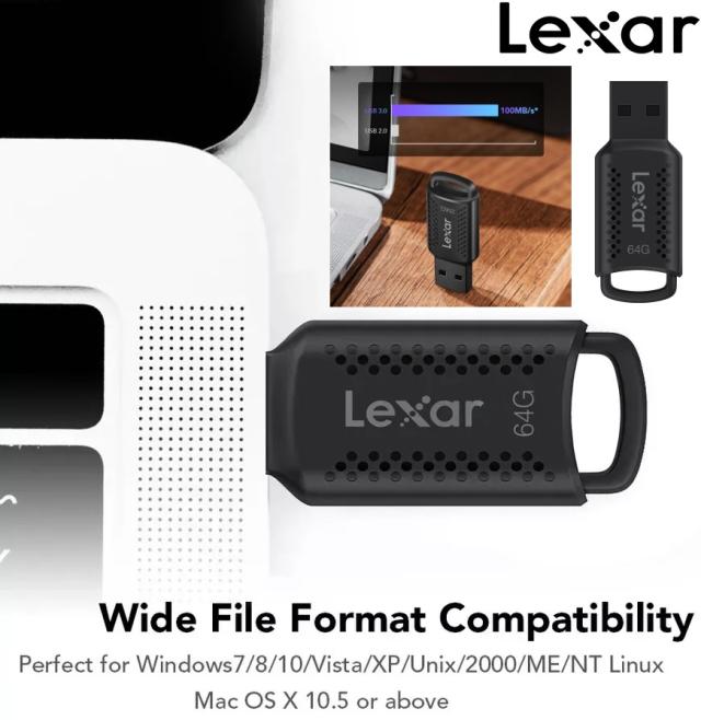 フラッシュドライブ 64GB Lexar JumpDrive Flash Drive V400 USB