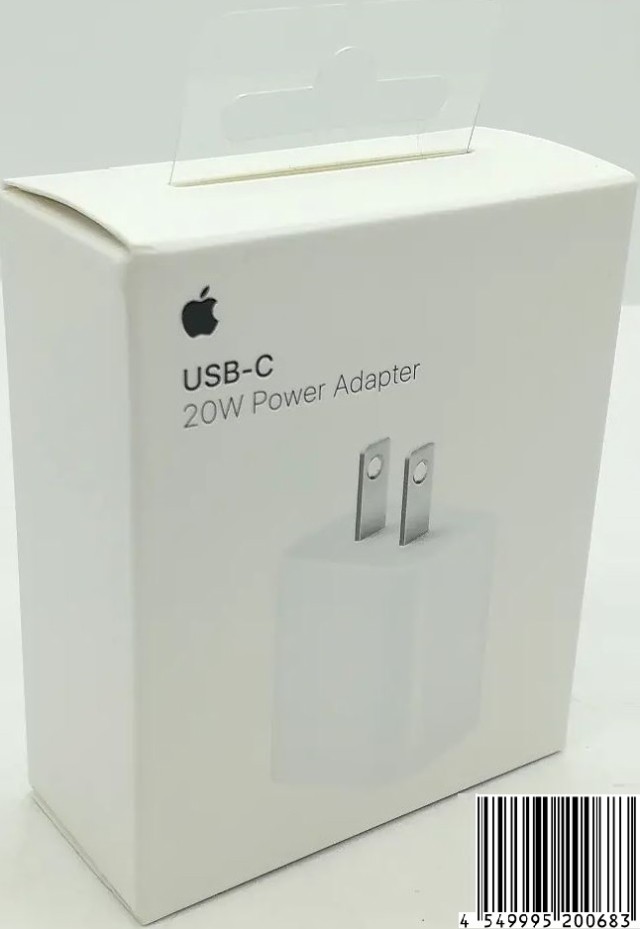 USB-C電源アダプタ アップル純正品高速充電アダプタ 20W Apple iPhone 
