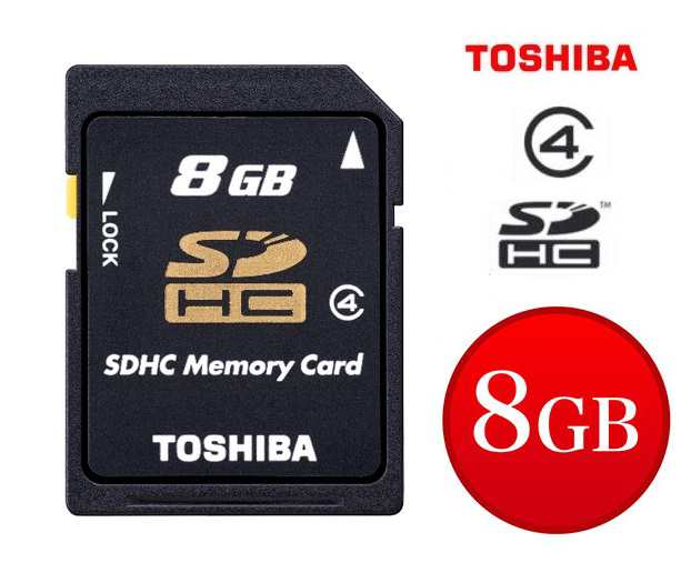 東芝 4GB SDHC メモリ