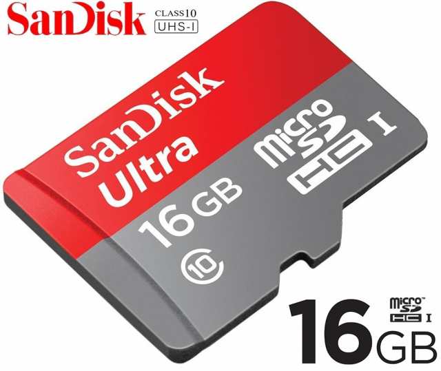 16gb サンディスク Microsdhc 16gb Uhs I Class10 Sd変換アダプター付属 30mb S Sandisk Ultra マイクロsdカード Sdsdqua 016g U46a の通販はau Pay マーケット 翼通商株式会社