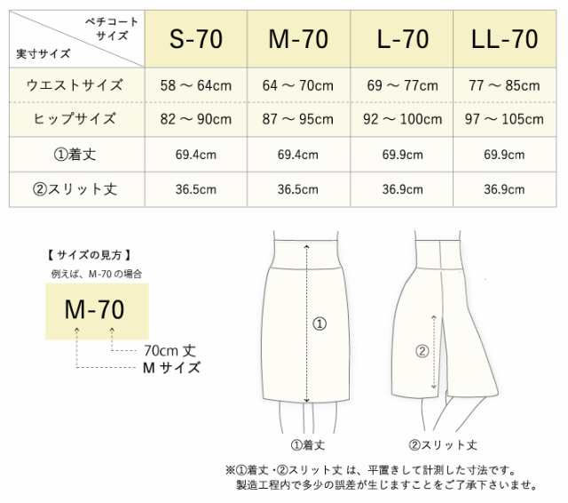 あったか 裏起毛 ペチコート 暖かい 防寒 スアート 70丈 ロング 透けない 冷え防止 静電気防止 寒さ対策 スカート インナー ワンピース の通販はau Pay マーケット ブライダルインナー ハグ