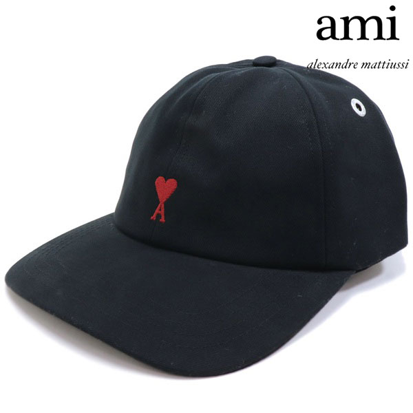 BIGお買い物ラリー アミ パリス キャップ メンズ レディース 2026SSモデル AMI PARIS CAP 帽子 ノワール ブラック UCP006.AW0041 001