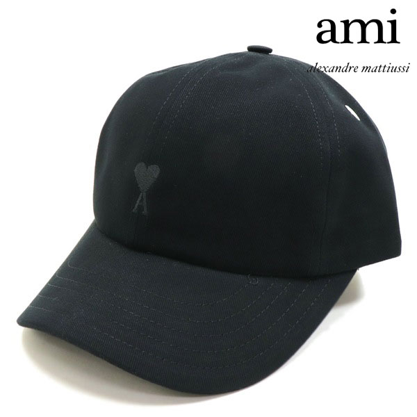 アミ パリス キャップ メンズ レディース 2026SSモデル AMI PARIS CAP 帽子 ノワール ブラック UCP265.AW0041 001