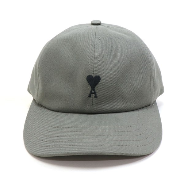 BIGお買い物ラリー アミ パリス キャップ メンズ レディース 2026SSモデル AMI PARIS CAP 帽子 カーボン UCP265.AW0041 0516