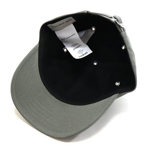 BIGお買い物ラリー アミ パリス キャップ メンズ レディース 2026SSモデル AMI PARIS CAP 帽子 カーボン UCP265.AW0041 0516