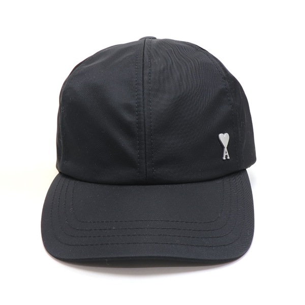 BIGお買い物ラリー アミ パリス キャップ メンズ レディース 2026SSモデル AMI PARIS CAP 帽子 ノワール ブラック UPC268.PA0037 001