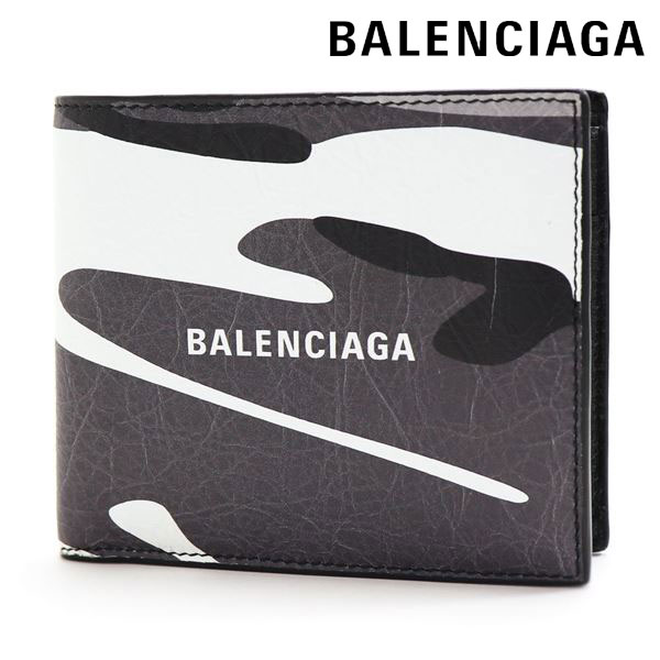 バレンシアガ 二つ折り財布 メンズ BALENCIAGA Wallet カモフラージュ 594315 2AAPB  9061  ギフトラッピング無料の通販は 49,500円