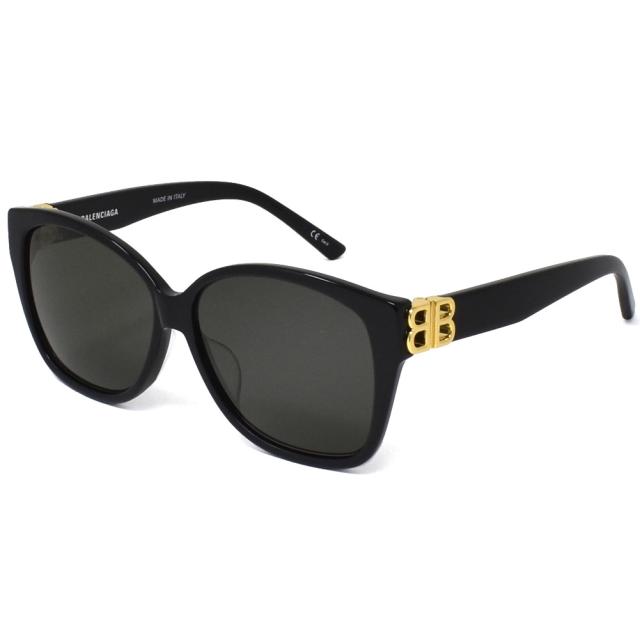 バレンシアガ サングラス メンズ レディース BALENCIAGA Sunglasses アジアンフィット BB0135SA-001