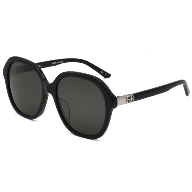 バレンシアガ サングラス メンズ レディース BALENCIAGA Sunglasses アジアンフィット BB0184SA-001